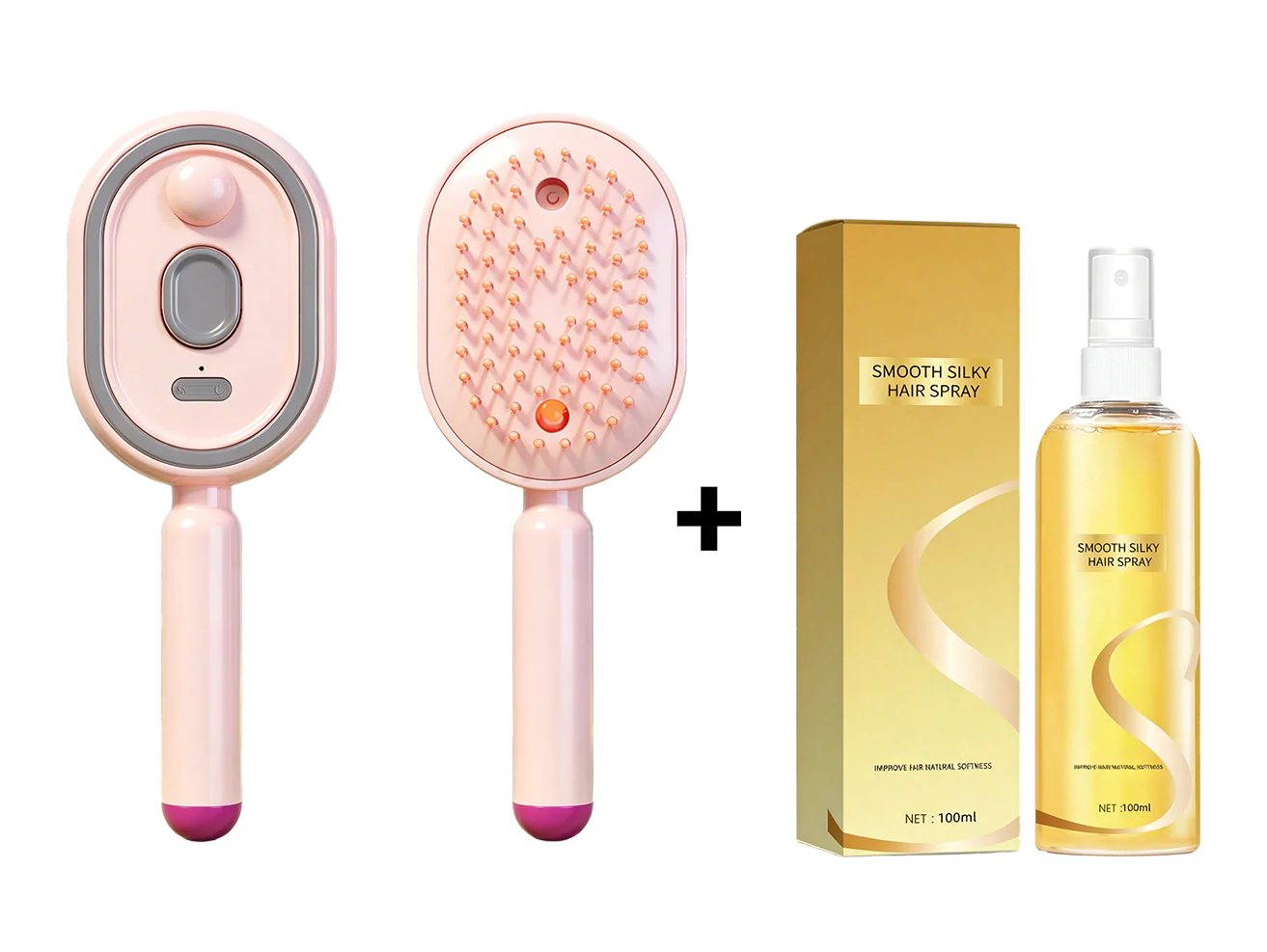 🥳2026 HOT SALE🥳Electric Spray Massage Hairbrush(🛒Free shipping)