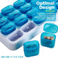 💥Hot Sale 50% OFF💊31 Days Pill Box-Monthly Pill Organizer-Arthritis-Friendly Easy-Open Lids