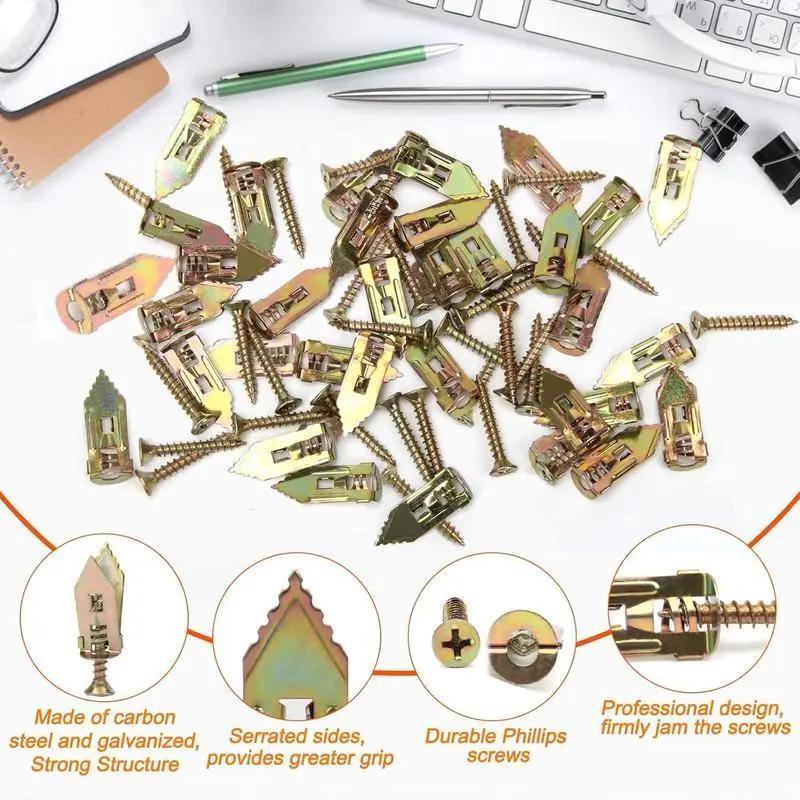 🔥Self-Drilling Drywall Anchors Kit - No Drill Needed