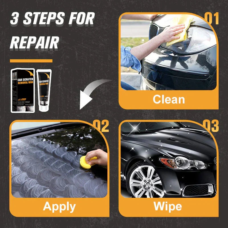✨ Car Scratch Repair Paste – Easy Application, Quick Drying & Invisible Finish 🔧