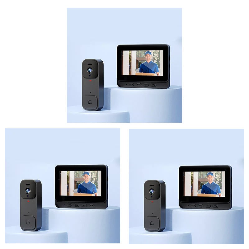 🏠⚡ LIMITED TIME ! Smart Video Doorbell with 4.3" Display – Real-Time Monitoring & Two-Way Talk 🏡💖