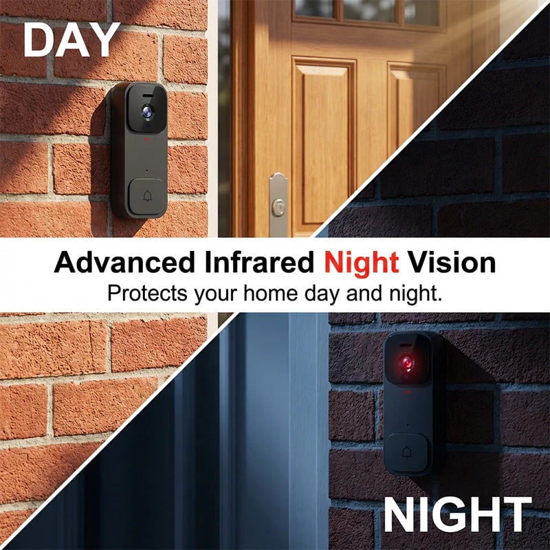 🏠⚡ LIMITED TIME ! Smart Video Doorbell with 4.3" Display – Real-Time Monitoring & Two-Way Talk 🏡💖