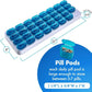 💥Hot Sale 50% OFF💊31 Days Pill Box-Monthly Pill Organizer-Arthritis-Friendly Easy-Open Lids