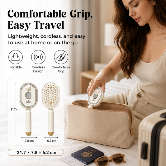 🥳2026 HOT SALE🥳Electric Spray Massage Hairbrush(🛒Free shipping)