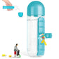 Water Bottle With 7 Pill Box Organizer