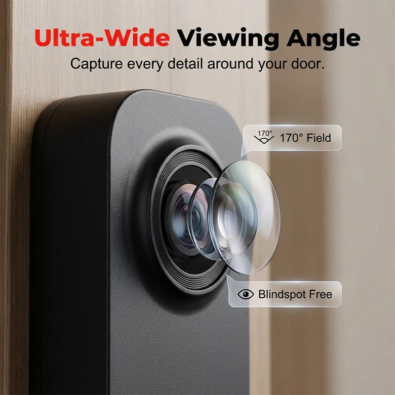🏠⚡ LIMITED TIME ! Smart Video Doorbell with 4.3" Display – Real-Time Monitoring & Two-Way Talk 🏡💖