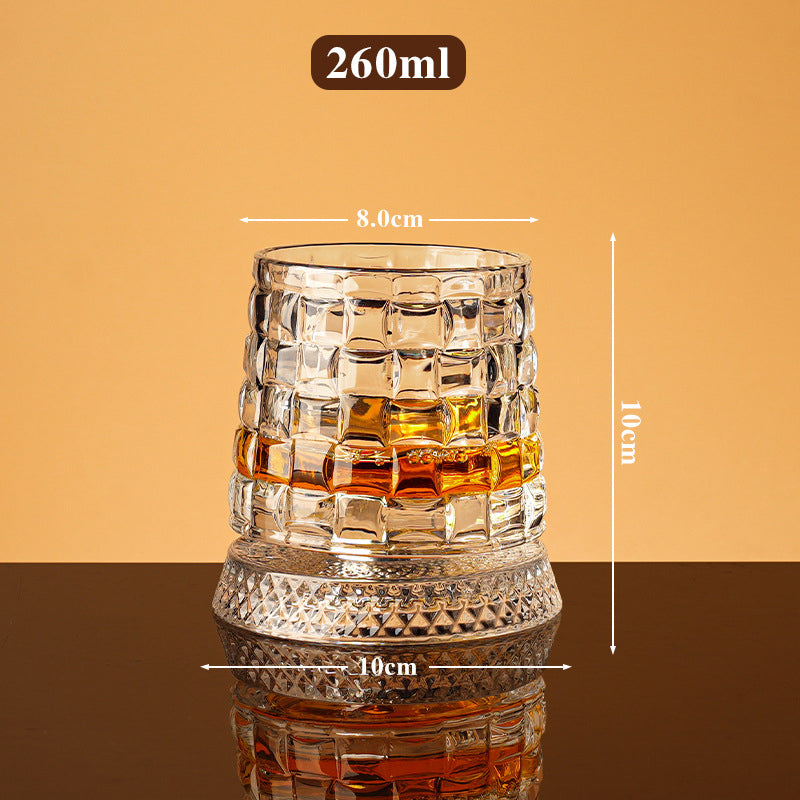 🥛💎Hot Sale 50% OFF✨🔥360° Rotating Whiskey Glass Tumbler
