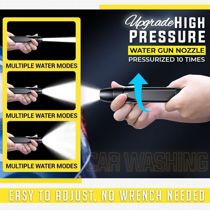 🚿 LIMITED-TIME 50% OFF! 💧 High-Pressure Water Gun – Car Wash, Garden, 10x Pressure, Multi-Mode ⚡