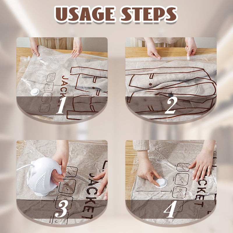 📢📢49% OFF !! ⏰Hanging Vacuum Storage Bags
