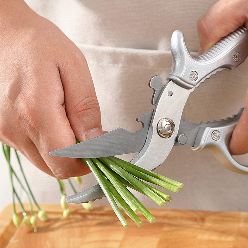 ✂️ 50% OFF NOW! 🔪 Heavy-Duty Multifunctional Kitchen Shears – 3Cr13 Stainless Steel, Ergonomic Grip & Safety Lock 🍗