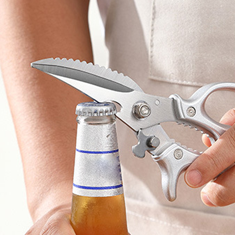 ✂️ 50% OFF NOW! 🔪 Heavy-Duty Multifunctional Kitchen Shears – 3Cr13 Stainless Steel, Ergonomic Grip & Safety Lock 🍗