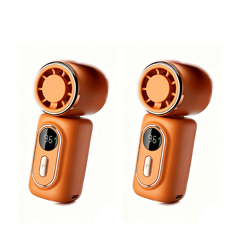 Portable Clip-On Cooling Fan | Hands-Free Strong Wind with LED Battery DisplayInstant cooling on the go