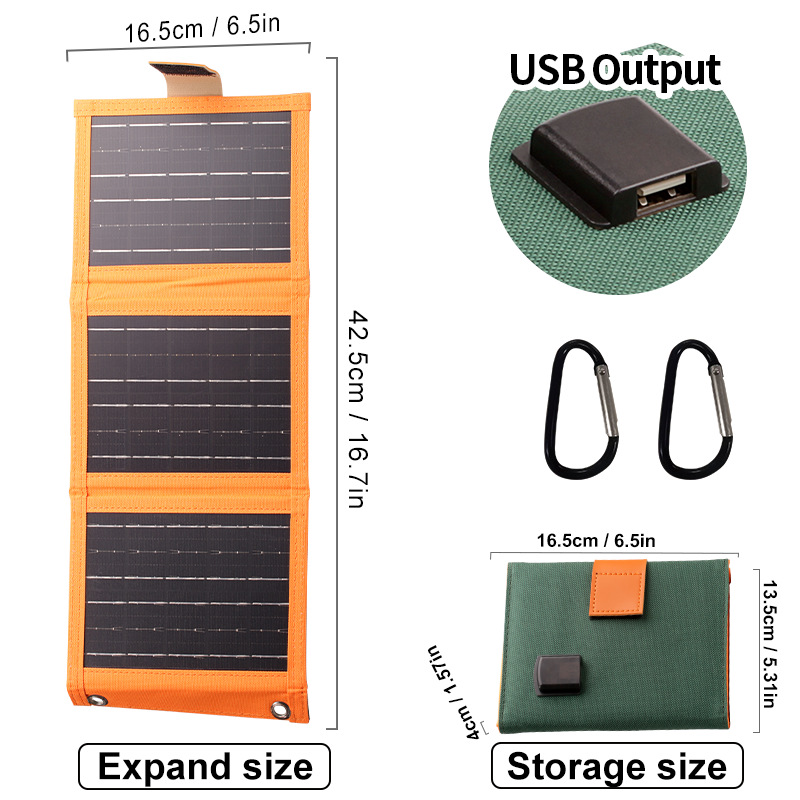☀️ LIMITED-TIME 50% OFF! ✨ Portable Solar Panel – Foldable, USB Charging, Weather-Resistant 🎒