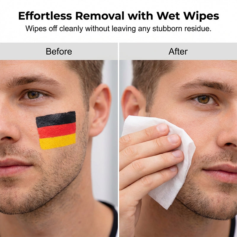 🏆 Last Day Special Price ! 🔥Buy 1 Get 1 Free🔥National Flag Face Paint Stick for Sports Fans