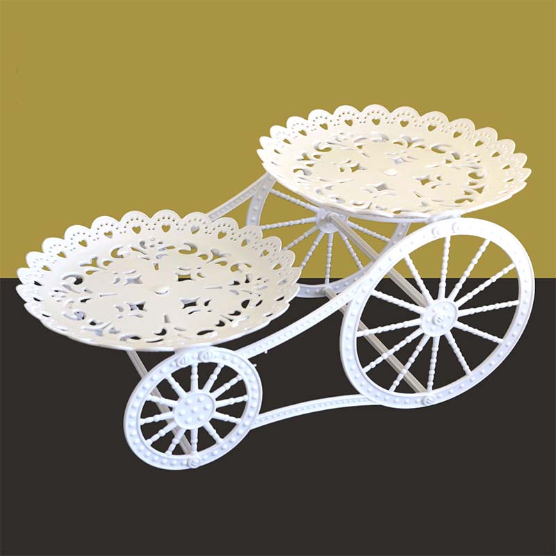 🍰 LIMITED-TIME 50% OFF! ✨ Two-Tier Carriage Serving Stand – Elegant, Heart Details, Tool-Free Assembly 🍽️