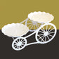 🍰 LIMITED-TIME 50% OFF! ✨ Two-Tier Carriage Serving Stand – Elegant, Heart Details, Tool-Free Assembly 🍽️