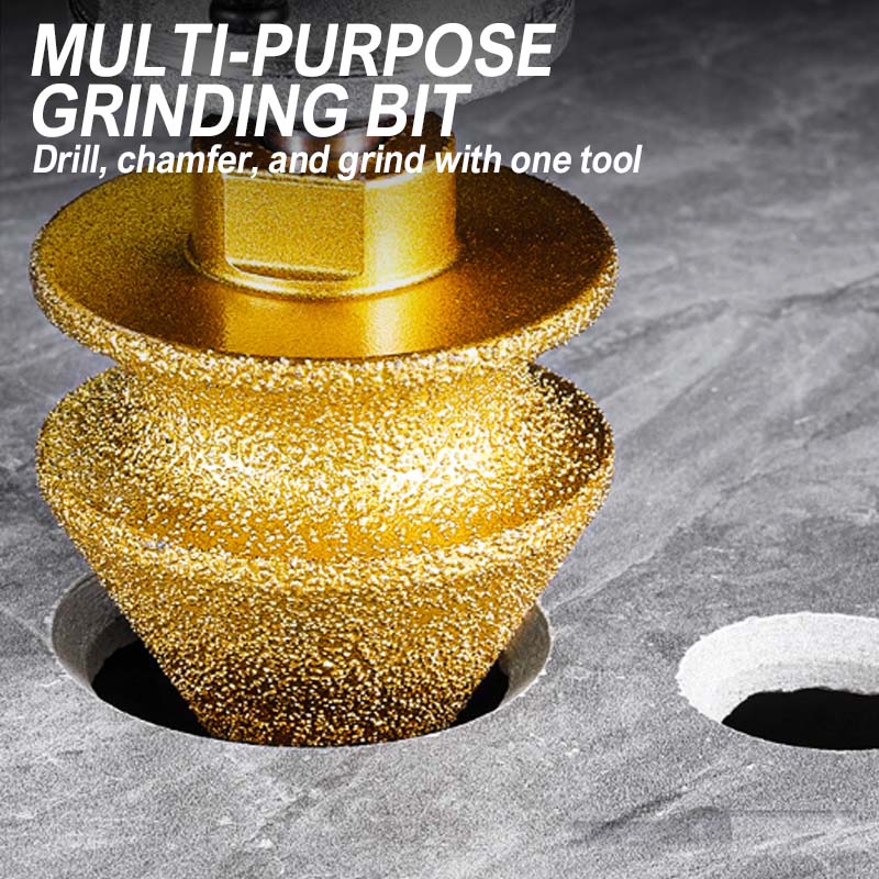⚙️ UP TO 50% OFF! ✨ Diamond Chamfering Bit for Grinder – Multi-Function, Brazed Diamond, Universal Fit 💎