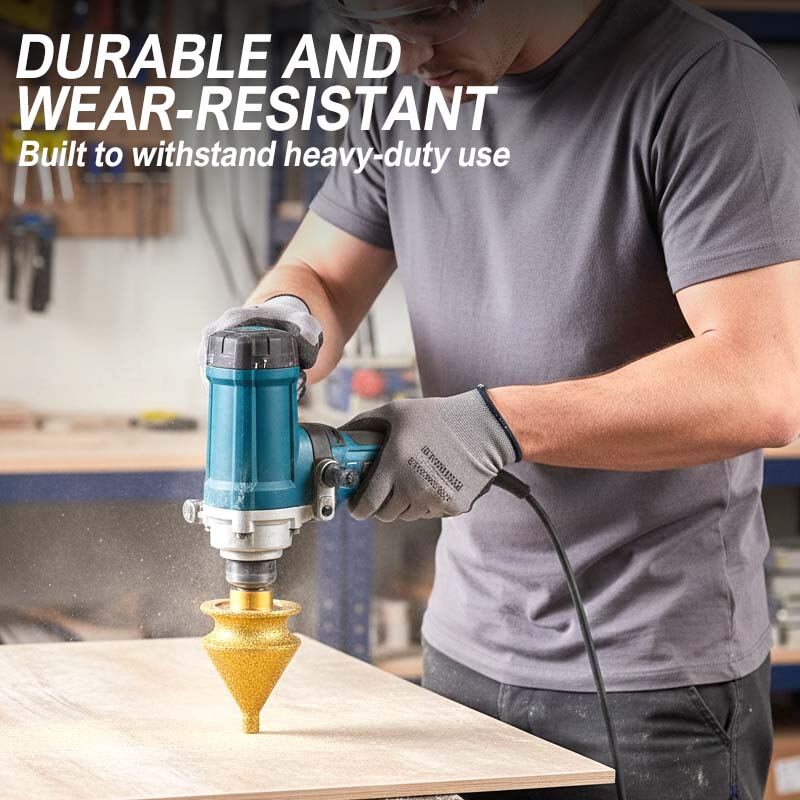 ⚙️ UP TO 50% OFF! ✨ Diamond Chamfering Bit for Grinder – Multi-Function, Brazed Diamond, Universal Fit 💎