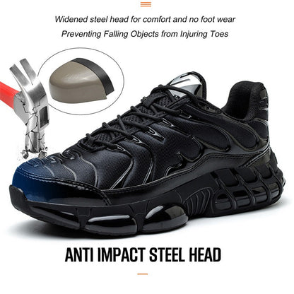 📢📢40% OFF !! ⏰ Lightweight Indestructible Non-Slip Steel-Toe Shoes