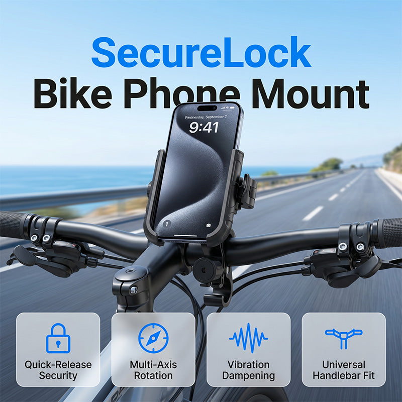 ⏳Limited-time 50% off⏰Quick-Release Bike Phone Mount📱🚴‍♂️
